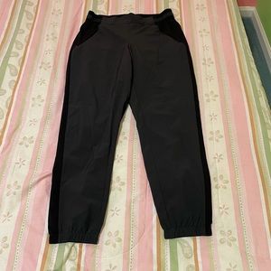 Gray athletic joggers